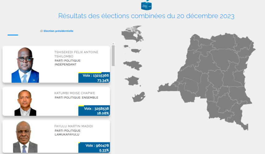 Résultats des élections combinées du 20 décembre 2023
