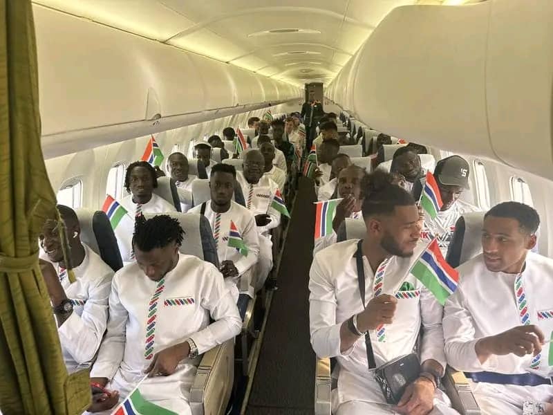 La Gambie a failli perdre ses joueurs dans l'avion en direction de la côte d'Ivoire