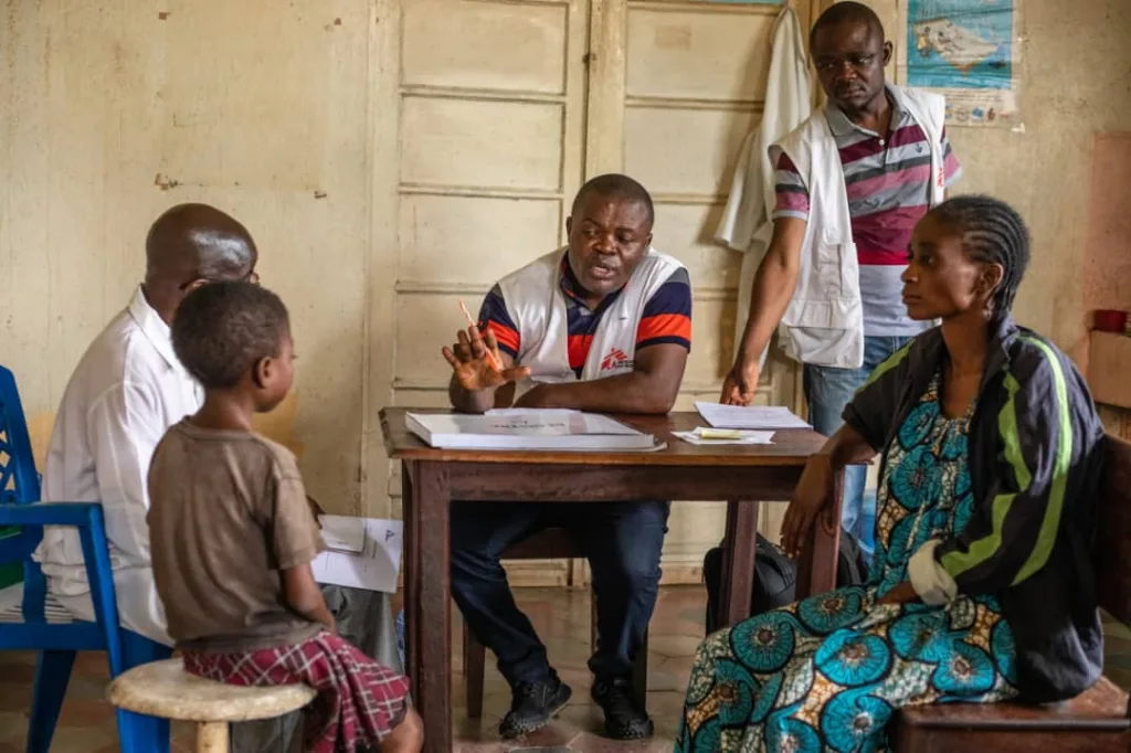 Les déplacés ayant fuient le conflit communautaire dans la commune de Lubunga, en ville de Kisangani ont été assistés par L'organisation Médecin Sans Frontières (MSF).