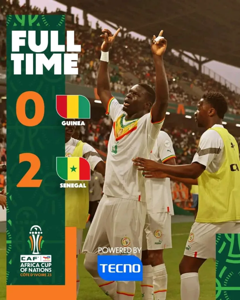 La victoire du Sénégal (2-0) devant la Guinée Conakry
