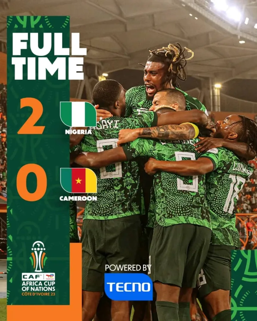 Le Nigeria élimine le Cameroun