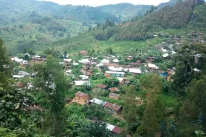 Village de Numbi, une agglomération située dans le groupement Buzi, territoire de Kalehe au Sud-Kivu, dans l'Est de la RDC