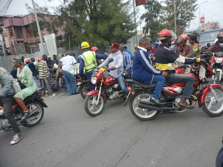 Le Maire de Goma a annoncé l'interdiction de la circulation des motos dans le chef-lieu de la province du Nord-Kivu, Goma.