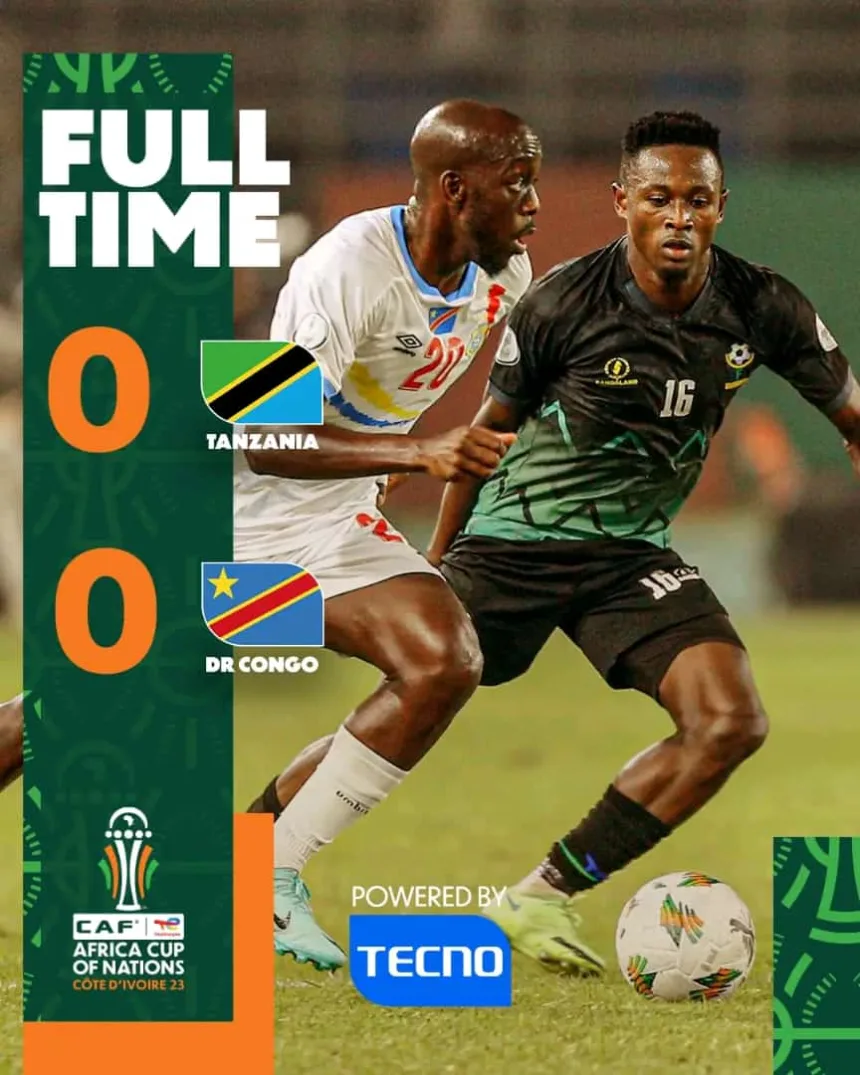 Match nul RDC VS TANZANIE 0-0