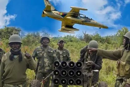 Une grande position du M23 à Kitshanga bombardée par les drones des FARDC