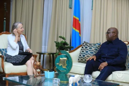 L'ambassadrice des États-Unis en République démocratique du Congo, Lucy Tamlyn, a été reçue mercredi par le président Félix Tshisekedi