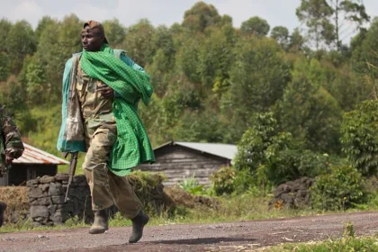 Les rebelles du m23 dans le territoire de Rutshuru au Nord-Kivu