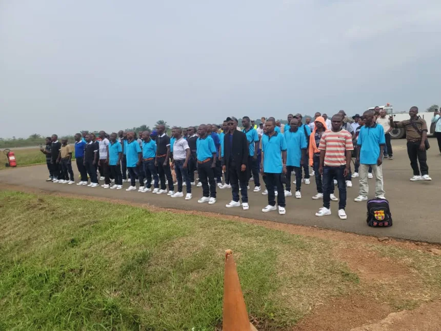 58 anciens combattants originaires de la région de Beni-Butembo-Lubero sont arrivés mardi à Beni