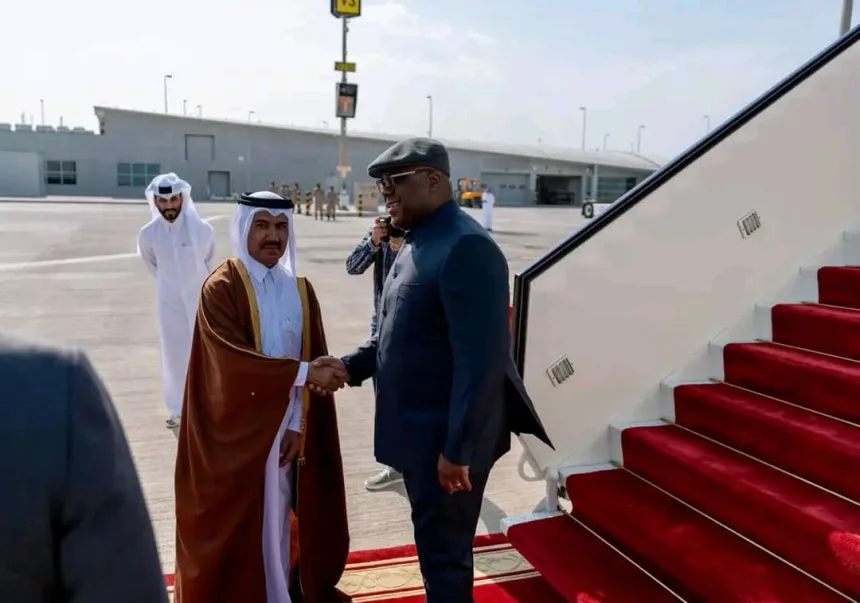 Le président Félix Tshisekedi a entamé une visite de deux jours au Qatar