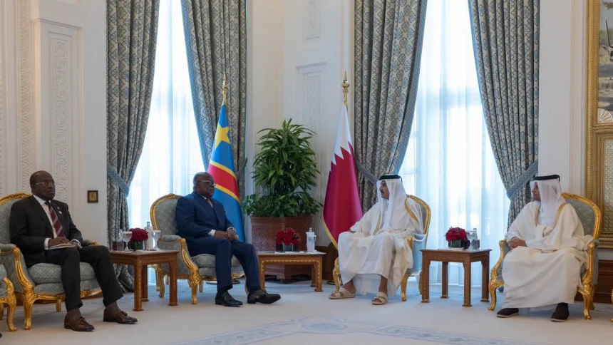 Rencontre entre le Président Félix Tshisekedi et l'Émir du Qatar pour Renforcer les Liens d'Investissement