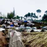 Conditions de vie précaires des déplacés dans le site d'hébergement de Kitshanga
