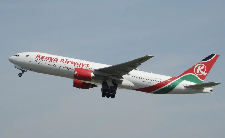 Kenya airways suspend ses vols vers Kinshasa