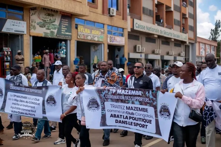 Les supporters du TP Mazembe se plaignent de l'abandon de l'État congolais envers leur équipe