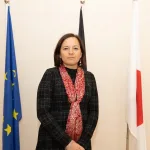 L'ambassadrice de la Belgique en RDC Roxane de Bilderling