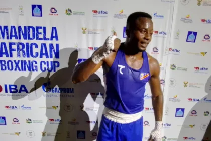 Le boxeur congolais David Tshama Remporte une Victoire Éclatante au Mandela Boxing Cup