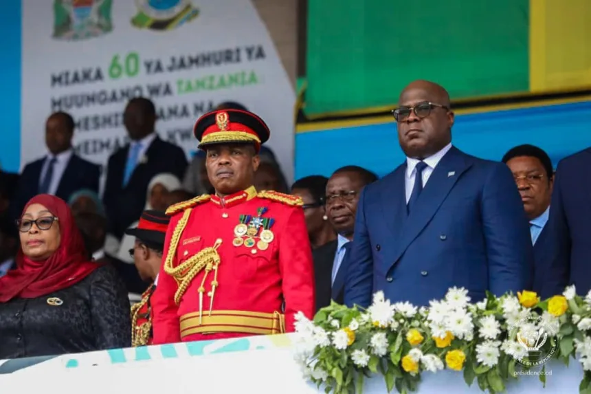 Félix Tshisekedi marque de sa présence le 60ème anniversaire de l'Union entre la Tanzanie et Zanzibar