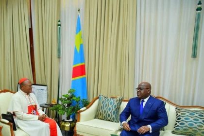 Le Président de la République rencontre le Cardinal Fridolin Ambongo pour des discussions apaisantes