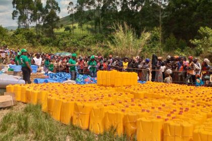 4506 déplacés assistés par la Croix-Rouge de la RDC à Buleusa dans le groupement Ikobo