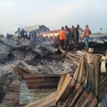 Photo d'illustration : Incendie du petit marché dit "Mayangose" en ville de Beni près de l'hôpital général de référence de Beni