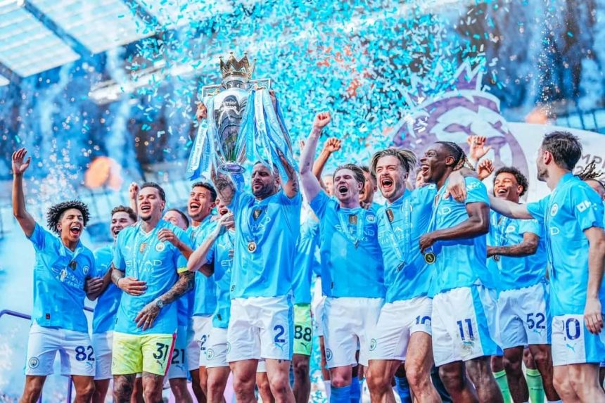 Pour la quatrième fois consécutive, Manchester City remporte le championnat anglais