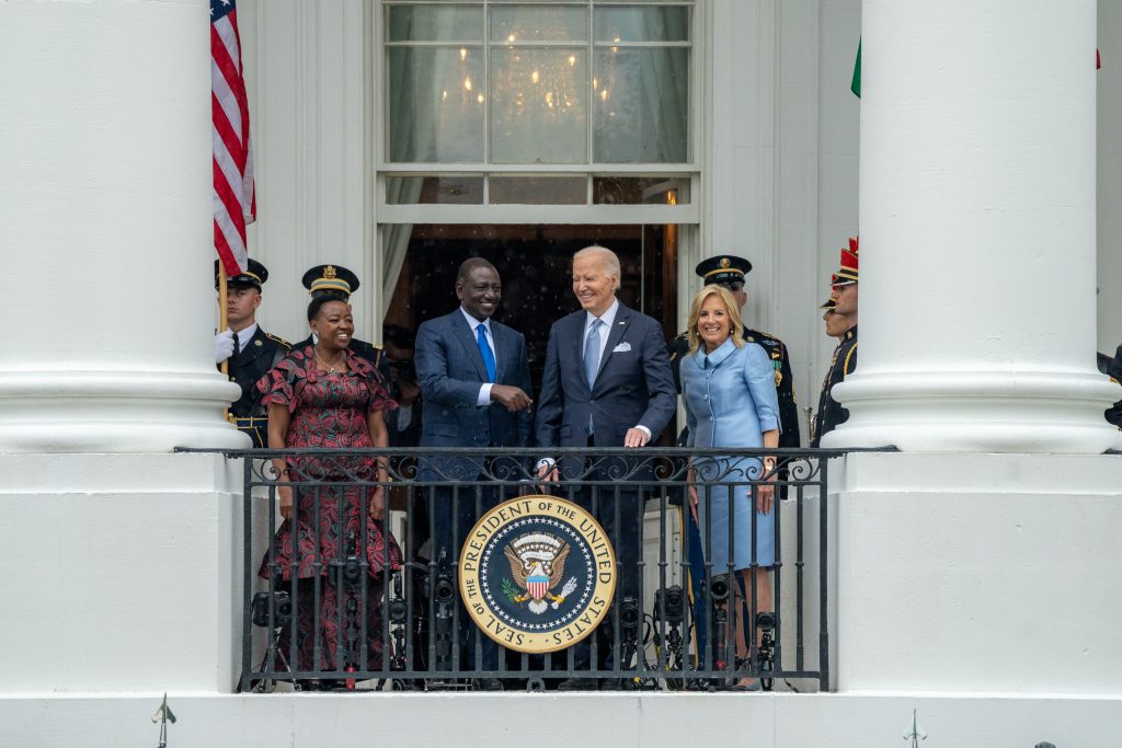 Le président kenyan William Ruto lors d'une sortie médiatique jeudi 23 mai aux États-Unis