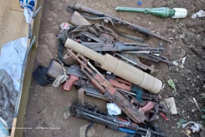 Une cache d'armes du chef terroriste Amigo kibirigi découverte par la coalition FARDC-UPDF