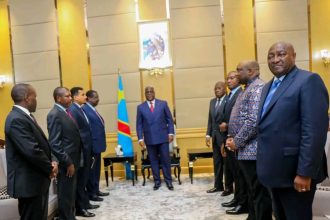Rencontre entre Félix Tshisekedi et une délégation kényane à Kinshasa