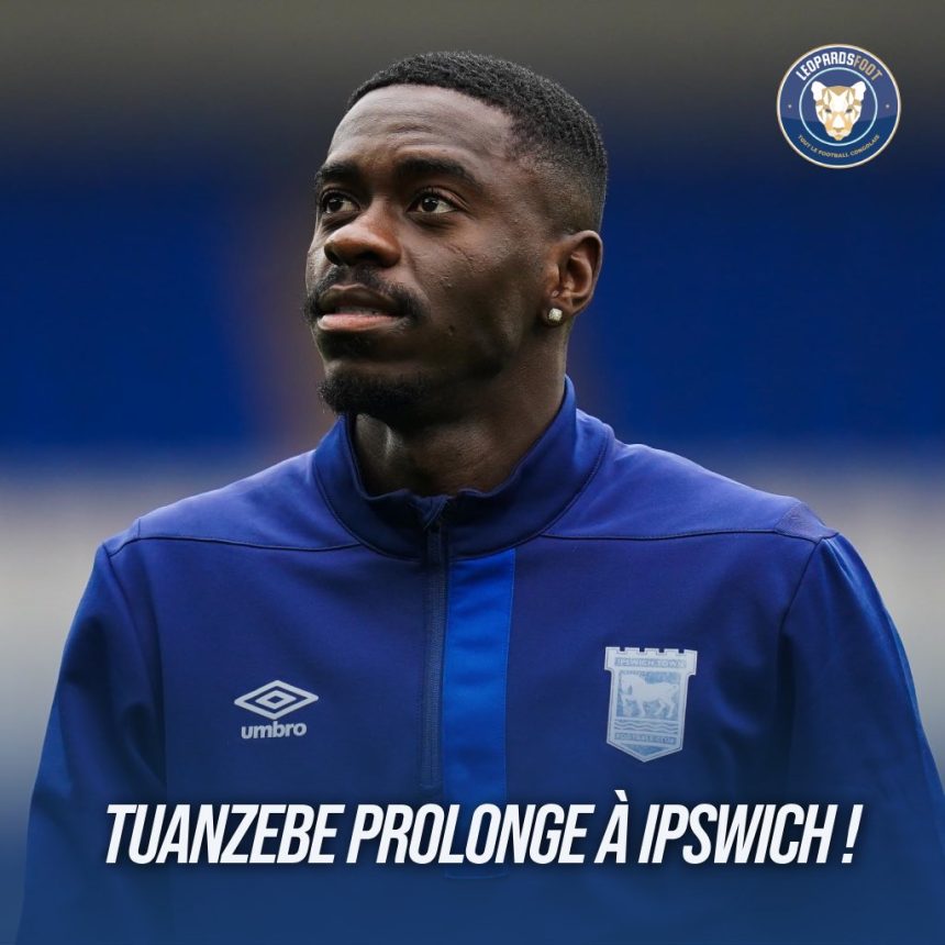 Axel Tuanzebe prolonge avec Ipswich Town jusqu’en 2025