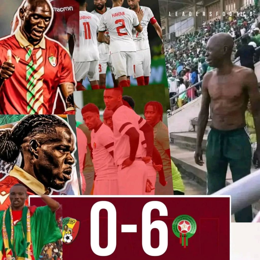 Le Maroc renvoi le Congo Brazzaville au banc de l'école du football