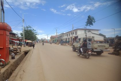 Photo d'illustration : vue du boulevard Nyamwisi en ville de Beni près de l'entrée Matonge
