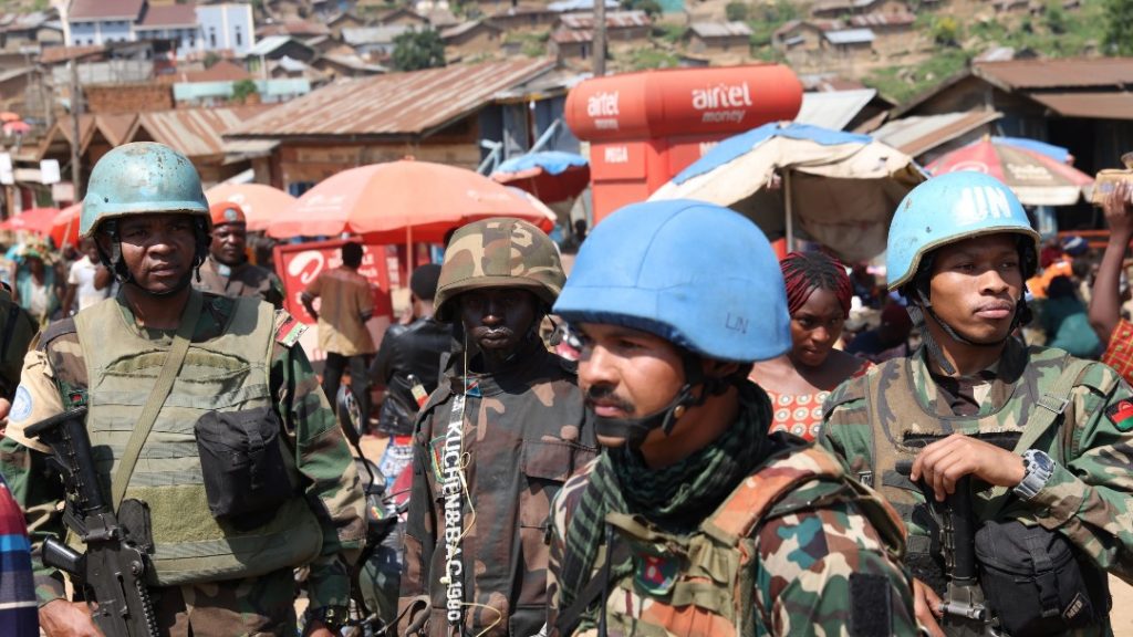 Des patrouilles mixtes organisées par les FARDC et la MONUSCO à Kanyabayonga pour rassurer les habitants