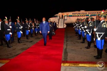 Après l'Afrique du Sud,le chef de l'État pose ses valises à Lubumbashi